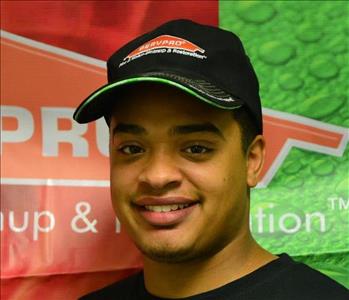 Nicholas Lopez, team member at SERVPRO of Lawrence